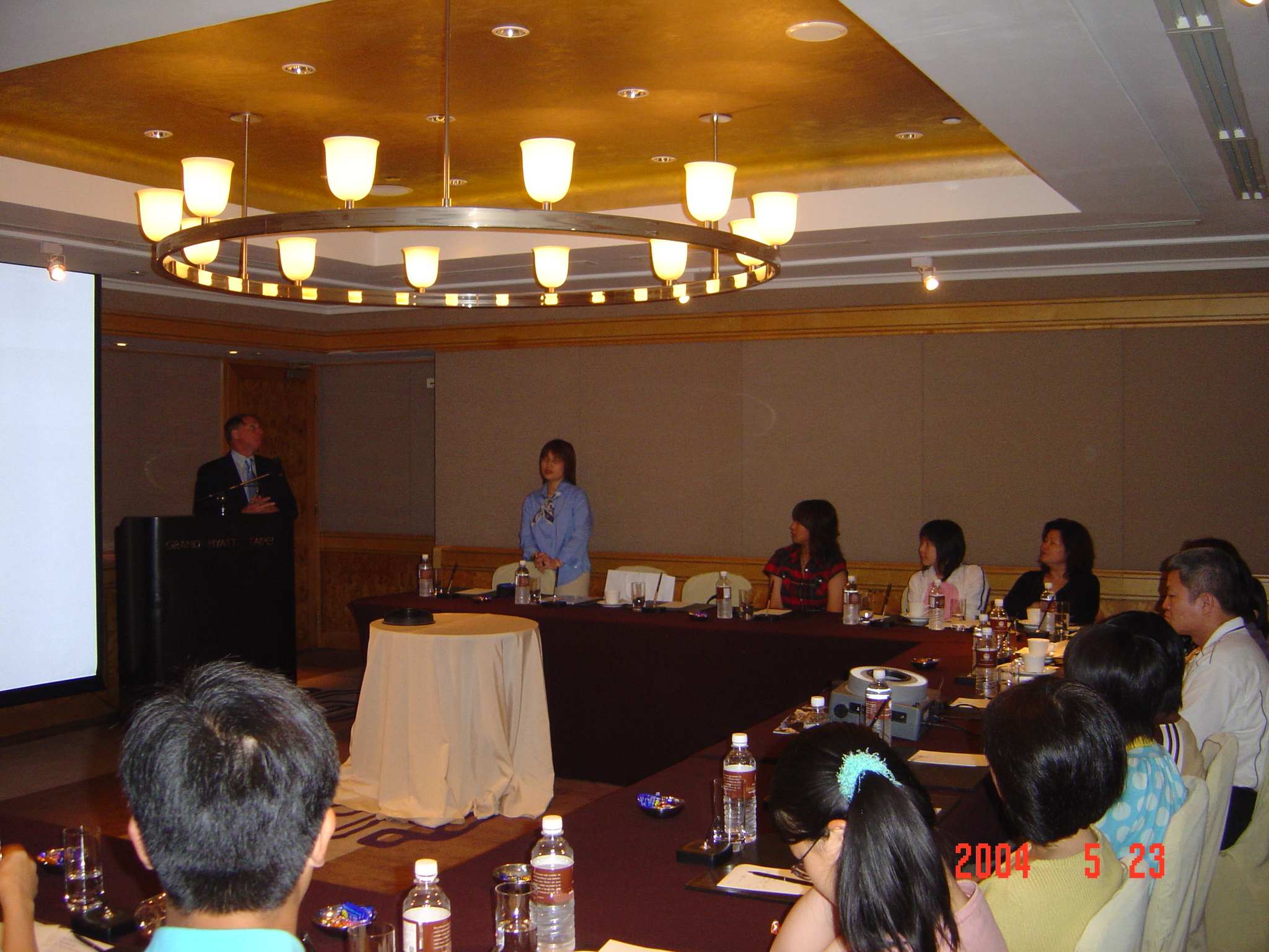 2004秋季班Grier School在台北君悅飯店說明會