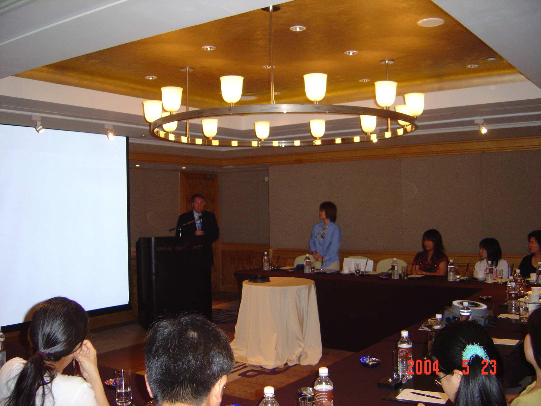 2004秋季班Grier School在台北君悅飯店說明會
