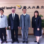 2012瑞士HTMi 校長拜訪台北大學與校長合影