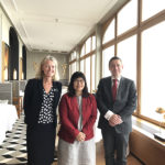 林肯企管執行長Michelle拜訪瑞士Sommet Group-Glion格里格大學校長及集團國際總監合影