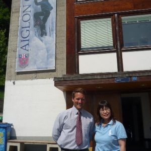 2013年林肯代表拜訪瑞士Aiglon中學