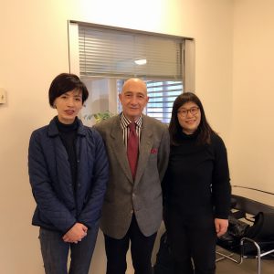 2018 年2月林肯Michelle & Jennifer 參訪瑞士諾維爾住宿中學校長 合影