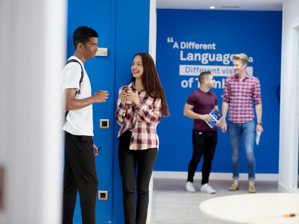 Students-smiling-Madrid-Campus